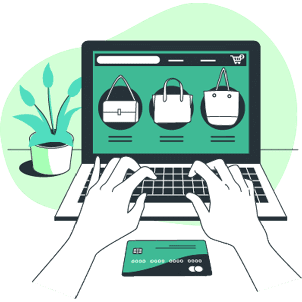 Compras em loja virtual Ecomece